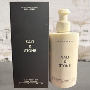 Salt & Stone Black Rose & Oud Body Lotion NIB